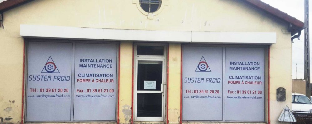 Devanture System Froid boutique