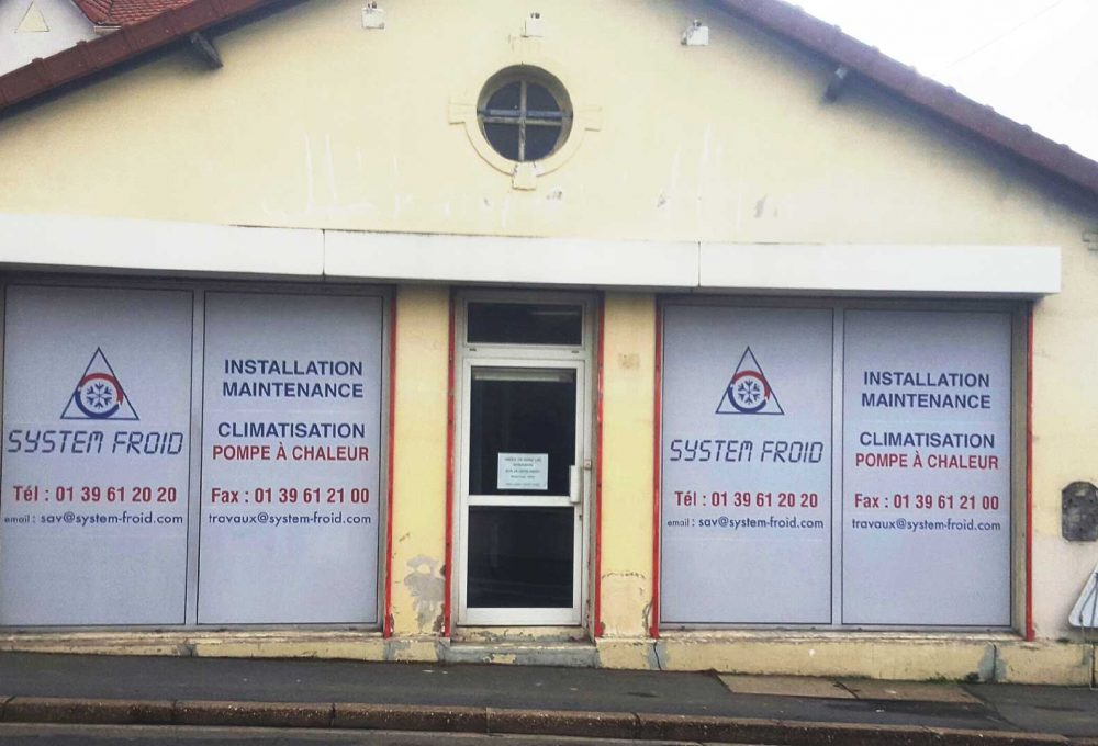 Devanture System Froid boutique